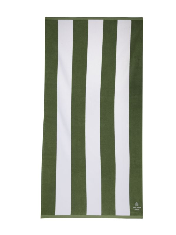 Soho Home Green Babington House Pool Towel | Browns Towels