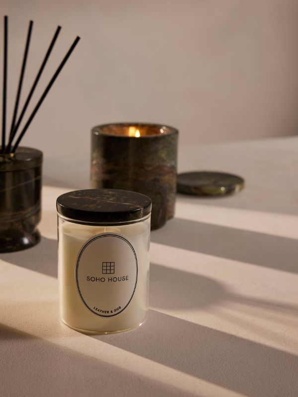 Soho Home Leather & Oud Forest Green Diffuser (150ml) | Browns Diffusers