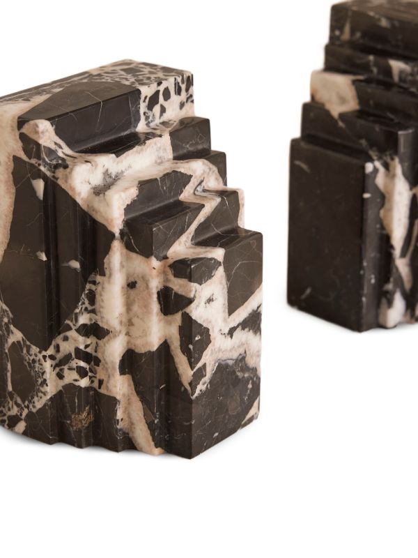 Soho Home Lola Marble Bookends | Browns Art Books & Magazines