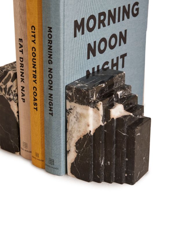Soho Home Lola Marble Bookends | Browns Art Books & Magazines