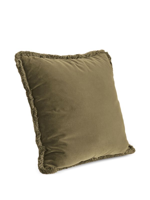 Soho Home Margeaux Fringed Square Cushion (50cm X 50cm) | Browns Cushions