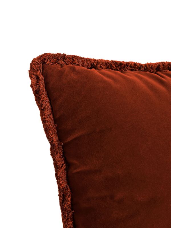 Soho Home Margeaux Fringed Square Cushion (50cm X 50cm) | Browns Cushions