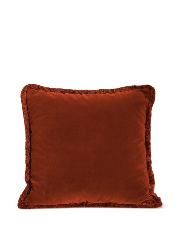 Soho Home Margeaux fringed square cushion (50cm x 50cm) | Browns Cushions