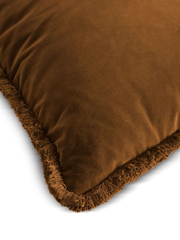 Soho Home Margeaux Fringed Square Cushion (50cm X 50cm) | Browns Cushions