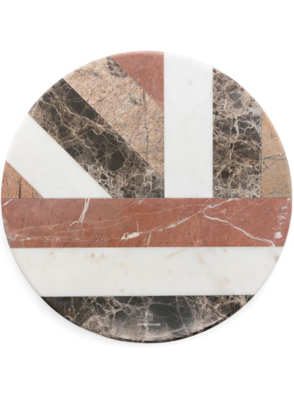 Soho Home Multicolour Parfett Marble Board | Browns Kitchen Accessories