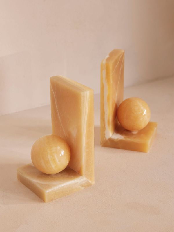 Soho Home Neutrals Prato Bookends (Set Of Two) | Browns Decorative Objects