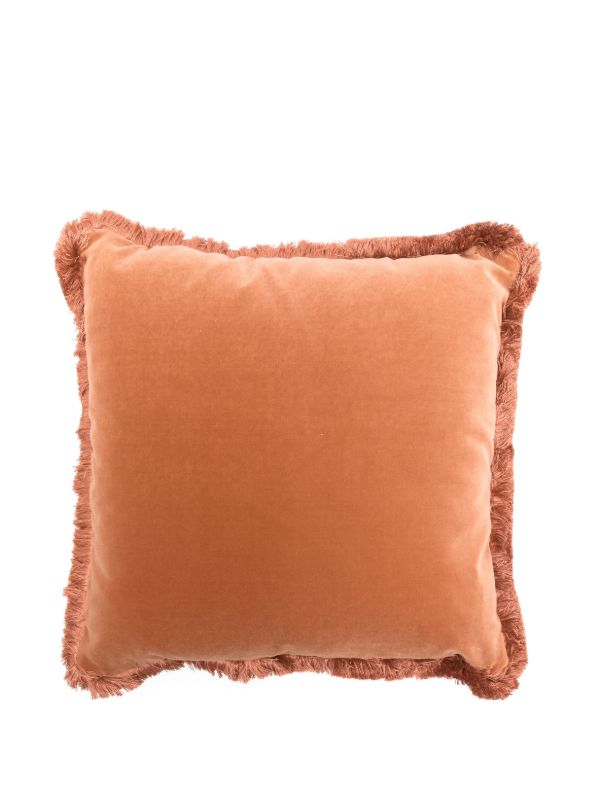Soho Home Red Margeaux Velvet Cushion | Browns Cushions