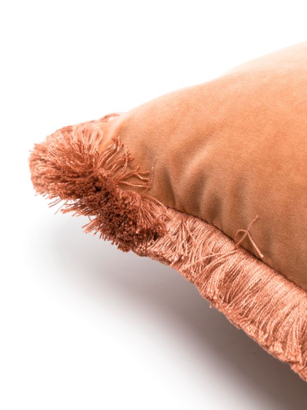 Soho Home Red Margeaux Velvet Cushion | Browns Cushions