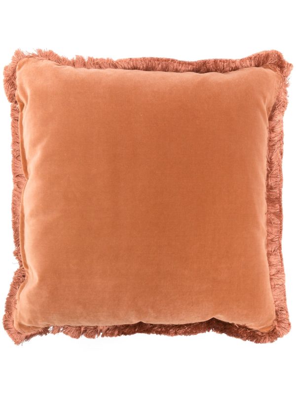 Soho Home Red Margeaux Velvet Cushion | Browns Cushions
