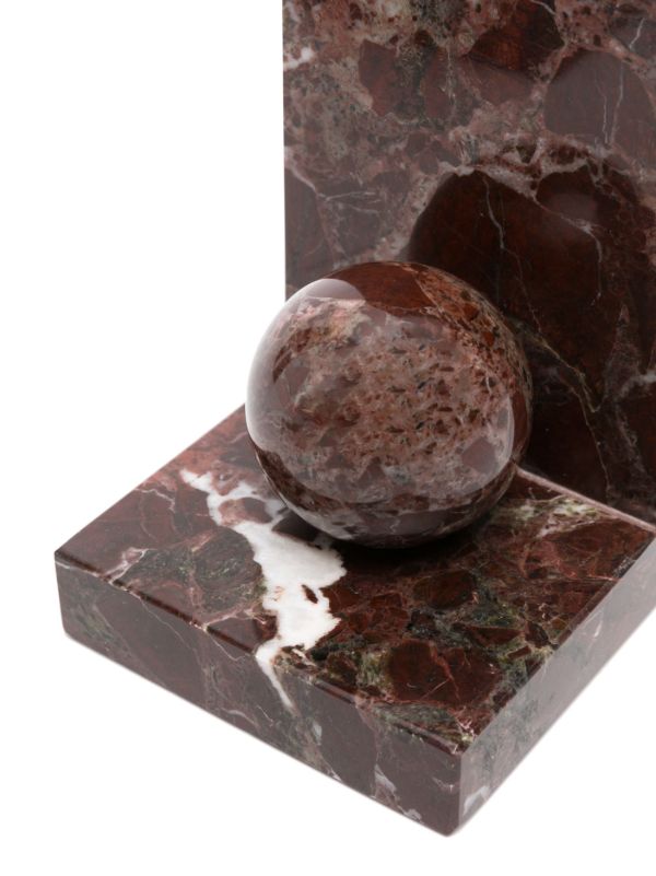 Soho Home Red Prato Marble Bookends | Browns Decorative Objects
