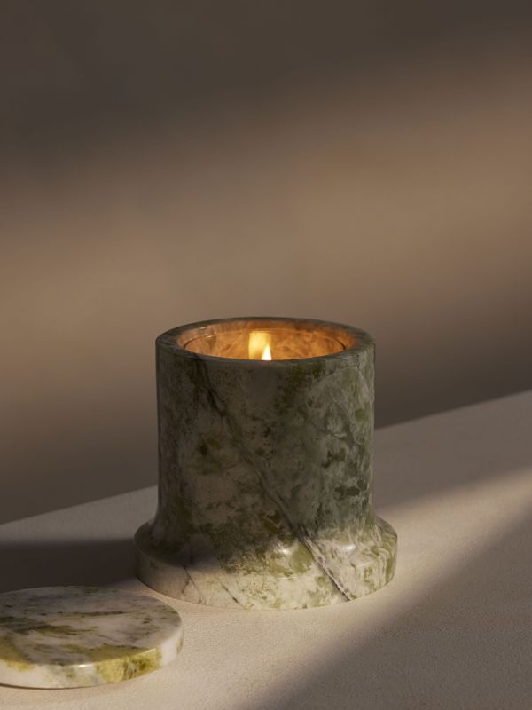 Soho Home Sicilian Thyme Marble Candle 250g | Browns Candles
