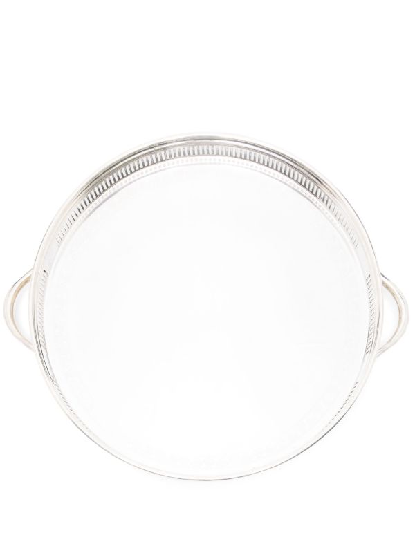 Soho Home silver-tone Rochester stainless-steel tray plate (41cm) | Browns Decorative Trays & Plates