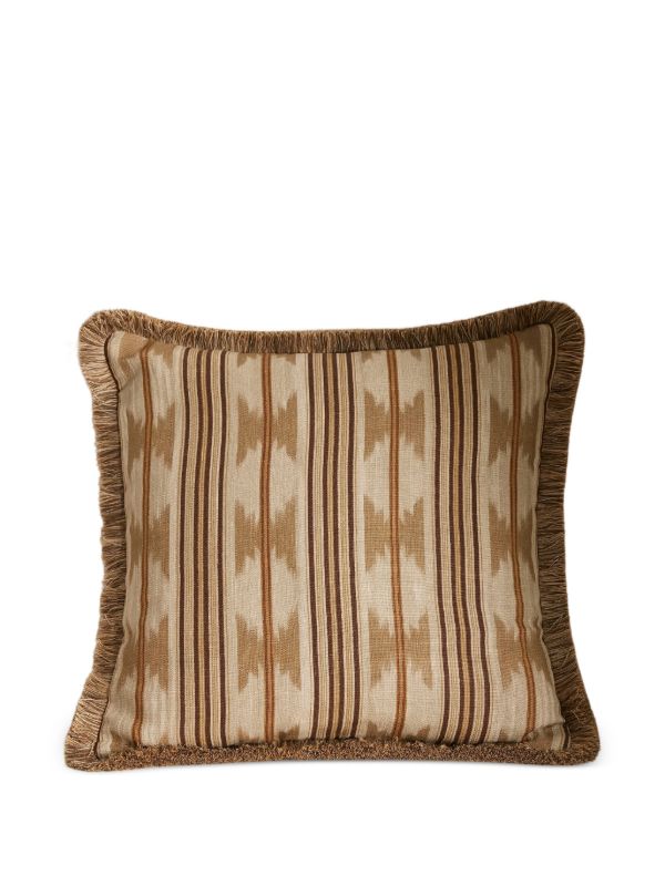 Soho Home Watkins striped fringed cushion | Browns Cushions