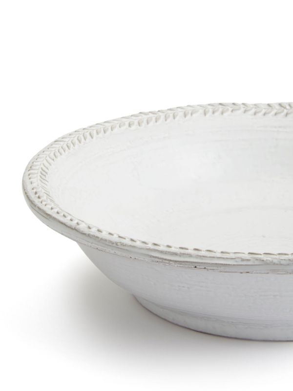 Soho Home White Hillcrest Stoneware Pasta Bowl Set | Browns Plates & Bowls