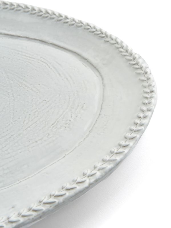 Soho Home White Hillcrest Stoneware Platter | Browns Plates & Bowls