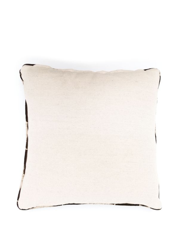 Soho Home X Pierre Frey Brown Tsomba Abstract-Jacquard Cushion | Browns Cushions