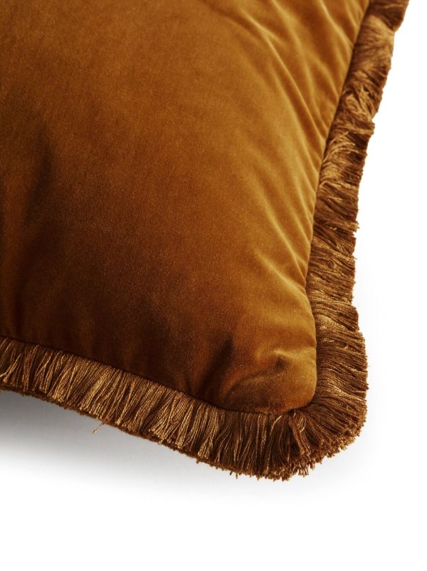 Soho Home Yellow Margeaux Velvet Cushion | Browns Cushions