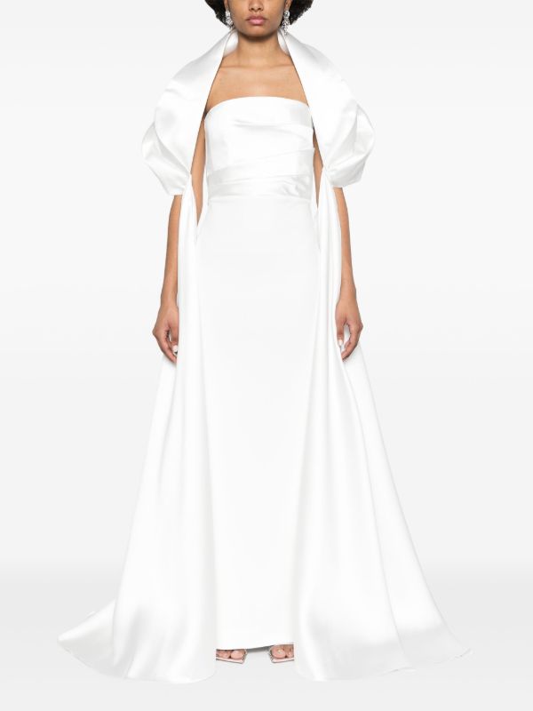 Solace London Vera Gown | Browns Evening Dresses