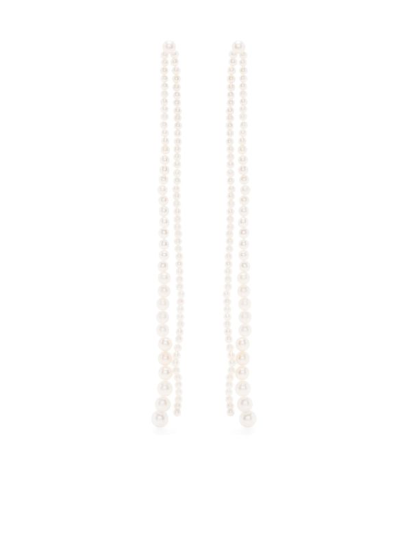Sophie Bille Brahe 14K Yellow Gold Promenade de Perles Pearl Earrings | Browns Fine Earrings