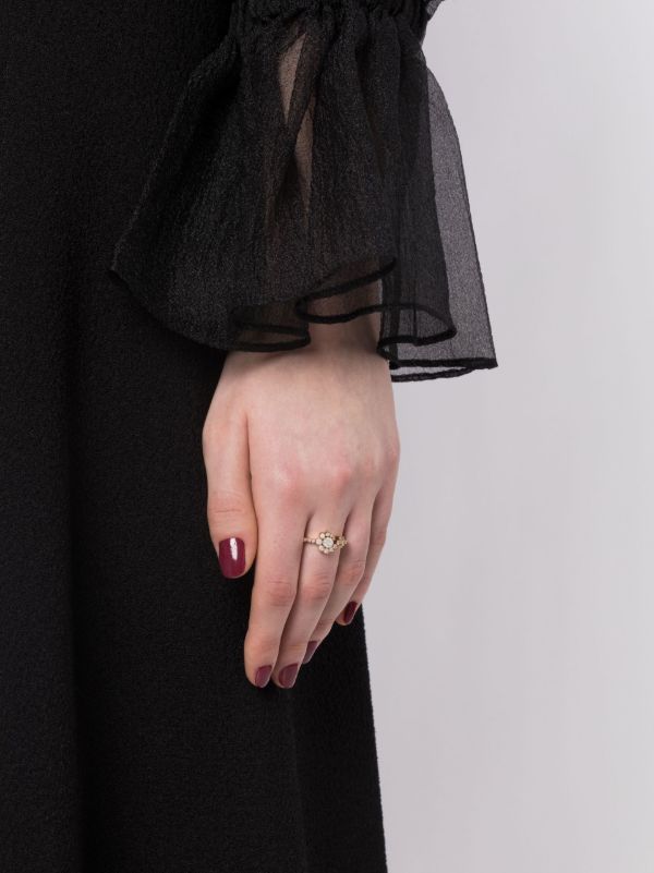 Sophie Bille Brahe 18K Yellow Gold Celestine Fleur Diamond Ring | Browns Fine Rings