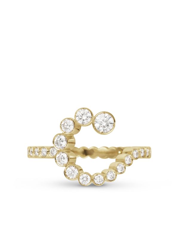 Sophie Bille Brahe 18K yellow gold Ensemble C diamond ring | Browns Fine Rings