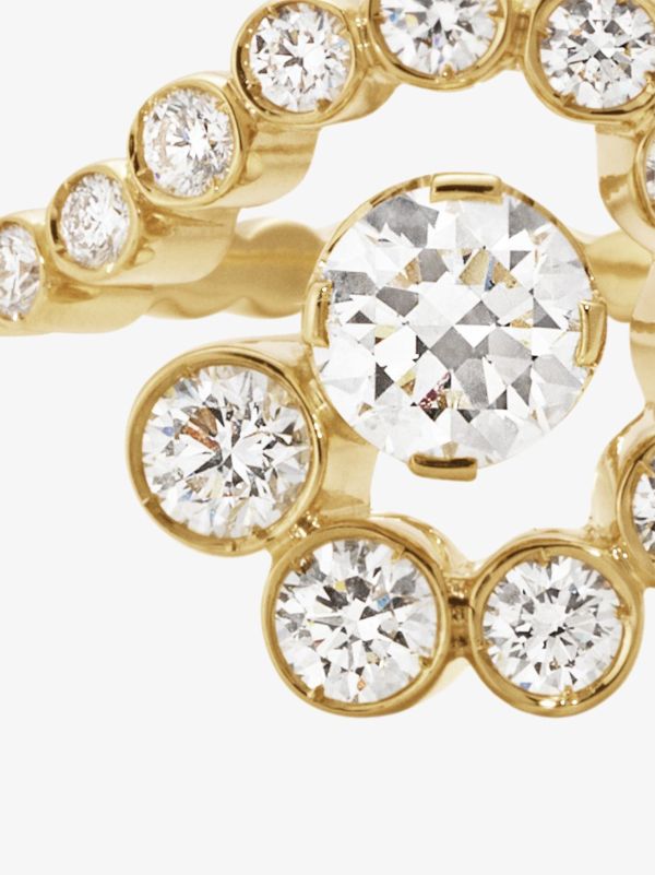 Sophie Bille Brahe 18K Yellow Gold Escargot De Diamant Diamond Ring | Browns Fine Rings