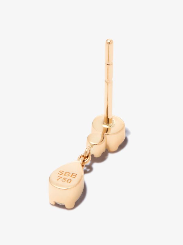 Sophie Bille Brahe 18K Yellow Gold Goutte Diamond Earring | Browns Fine Earrings