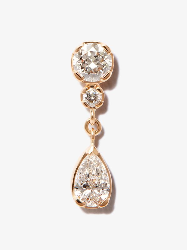 Sophie Bille Brahe 18K Yellow Gold Goutte Diamond Earring | Browns Fine Earrings