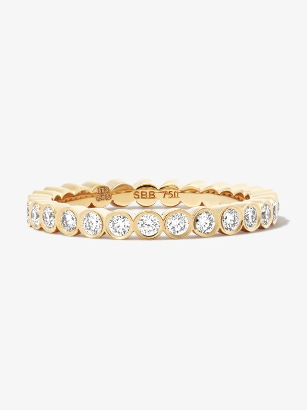 Sophie Bille Brahe 18K Yellow Gold Mon Cher Croissant Diamond Ring | Browns Rings