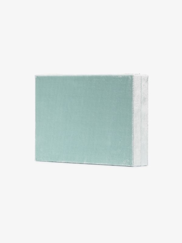 Sophie Bille Brahe Light Blue Velvet Jewellery Box | Browns Travel Accessories