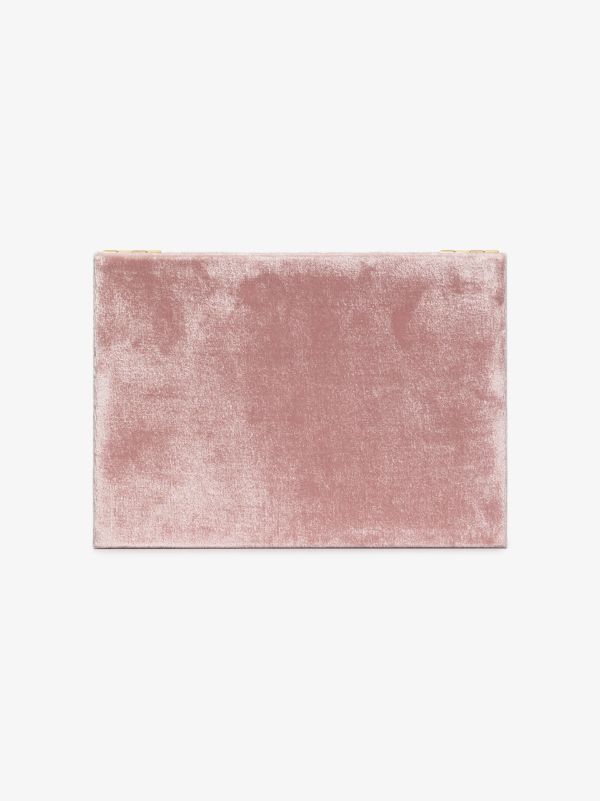 Sophie Bille Brahe Pink velvet jewellery box | Browns Travel Accessories