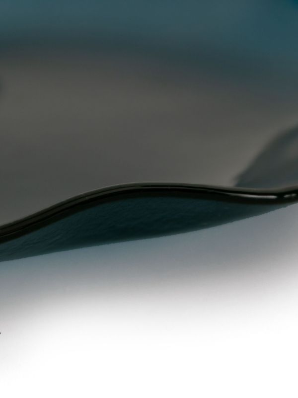 Sophie Lou Jacobsen Curved Edge Glass Plate (24cm) | Browns Plates & Bowls