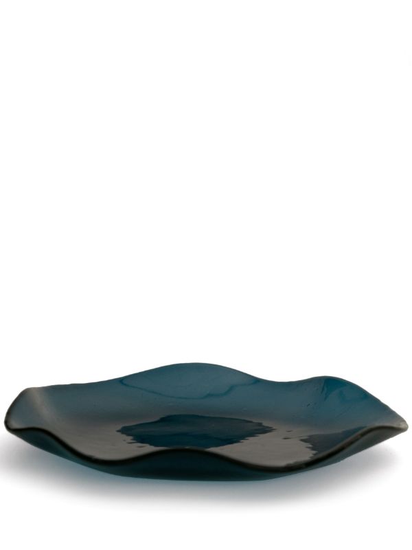 Sophie Lou Jacobsen Curved Edge glass plate (24cm) | Browns Plates & Bowls