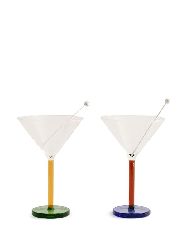 Sophie Lou Jacobsen Piano cocktail glasses (set of two) | Browns Glassware