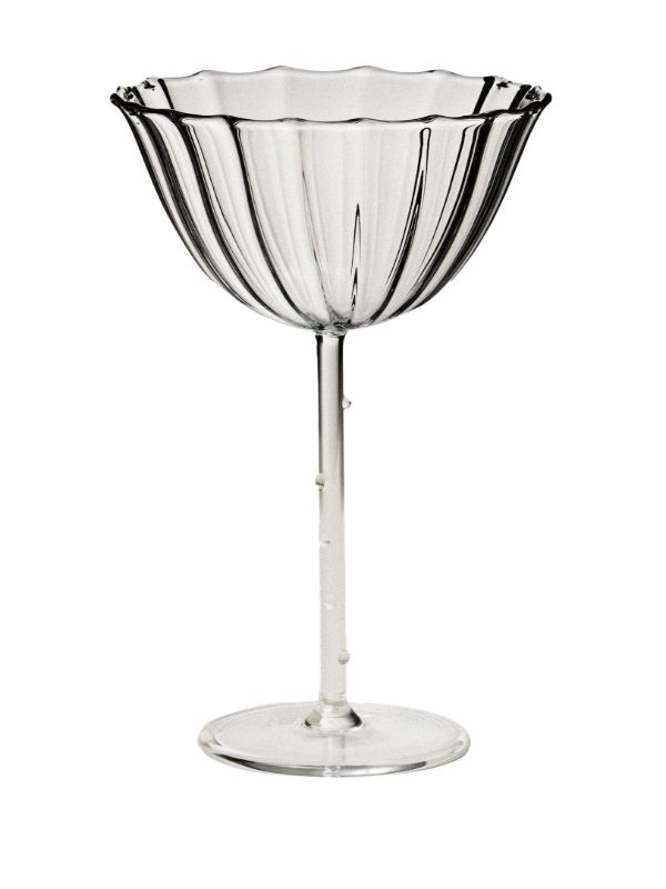 Sophie Lou Jacobsen Ribbed Effect Set Of Four Glasses | Browns Glassware