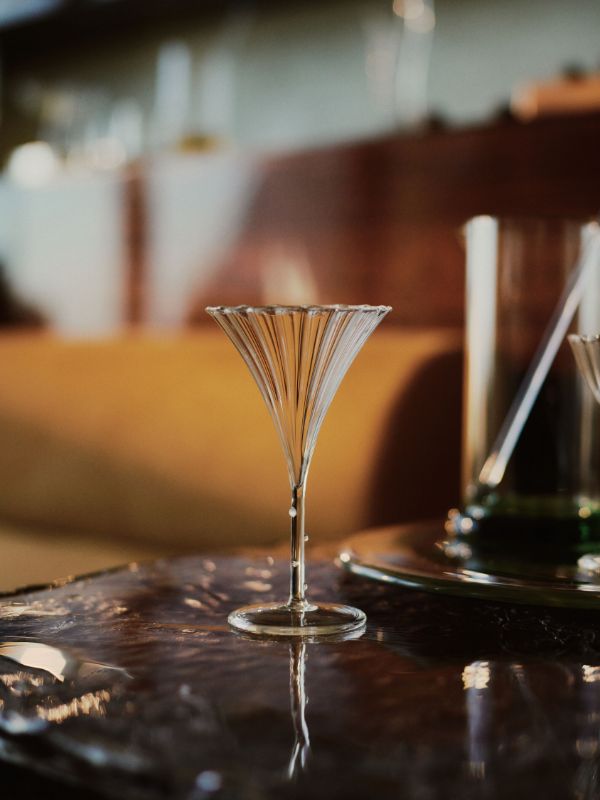 Sophie Lou Jacobsen Scalloped Rim Glass Cocktail Glass | Browns Glassware