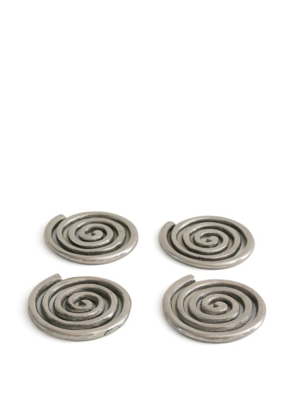 Sophie Lou Jacobsen Spiral Coasters (set Of Four) | Browns Barware