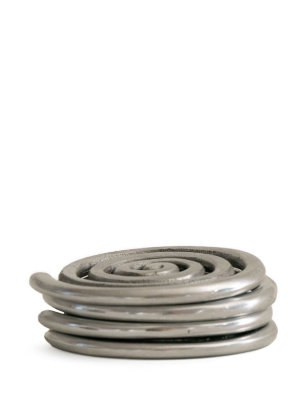 Sophie Lou Jacobsen Spiral coasters (set of four) | Browns Barware