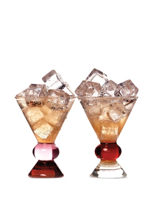 Sophie Lou Jacobsen Totem Glasses (set Of Two) | Browns Glassware