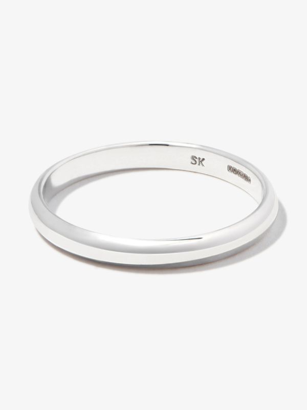 Spinelli Kilcollin 18K white gold Half Round ring | Browns Rings