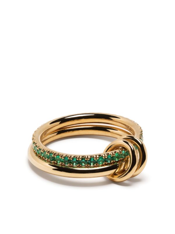 Spinelli Kilcollin 18K yellow gold Ceres emerald ring | Browns Fine Rings