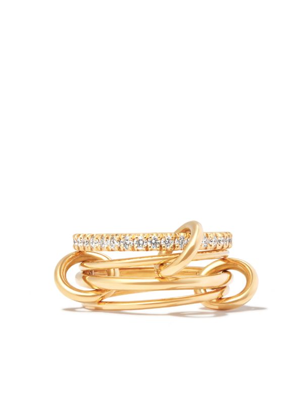 Spinelli Kilcollin 18K Yellow Gold Pisces Diamond Ring | Browns Fine Rings