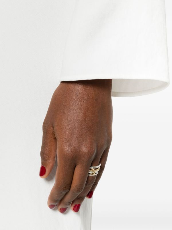 Spinelli Kilcollin 18kt Yellow Gold And Sterling Silver Hyacinth Rings | Browns Fine Rings