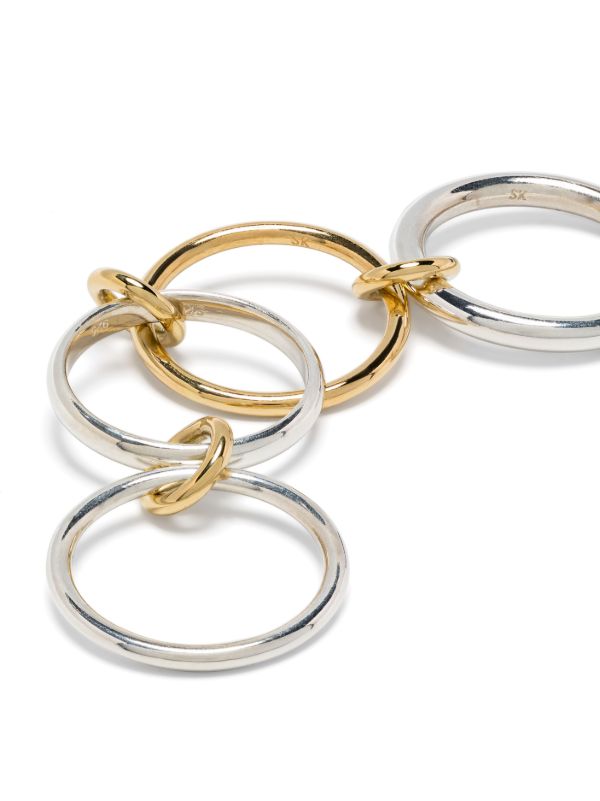 Spinelli Kilcollin 18kt Yellow Gold And Sterling Silver Hyacinth Rings | Browns Fine Rings