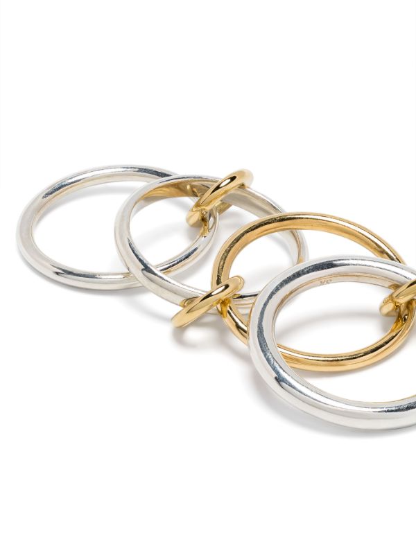 Spinelli Kilcollin 18kt Yellow Gold And Sterling Silver Hyacinth Rings | Browns Fine Rings