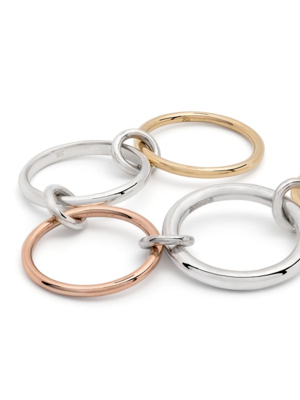 Spinelli Kilcollin 18kt Yellow Gold And Sterling Silver Mila Mx Ring | Browns Fine Rings