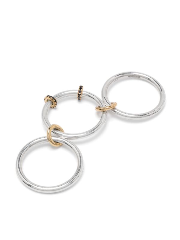 Spinelli Kilcollin 18kt Yellow Gold Dion SG Noir Diamond Rings | Browns Rings