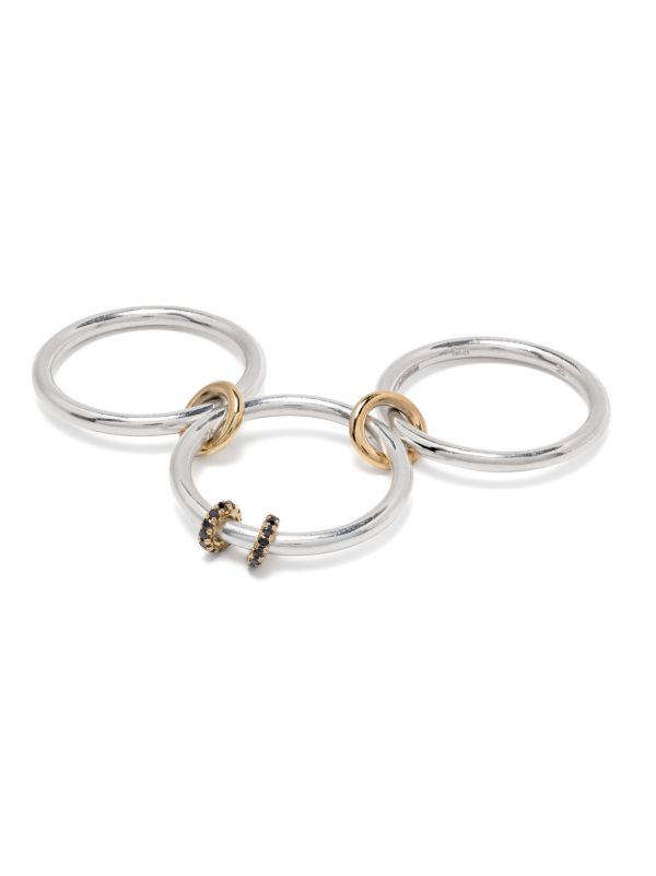 Spinelli Kilcollin 18kt Yellow Gold Dion SG Noir Diamond Rings | Browns Rings