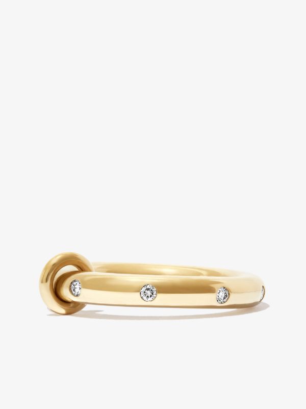 Spinelli Kilcollin 18kt Yellow Gold Ovio Diamond Ring | Browns Rings