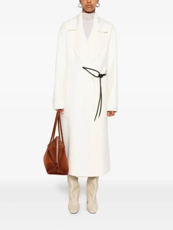 Sportmax Tie-fastening Coat | Browns Double Breasted & Peacoats